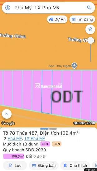 (Chính chủ) Cần bán gấp đất mặt tiền đường Trường Chinh (đường 81)